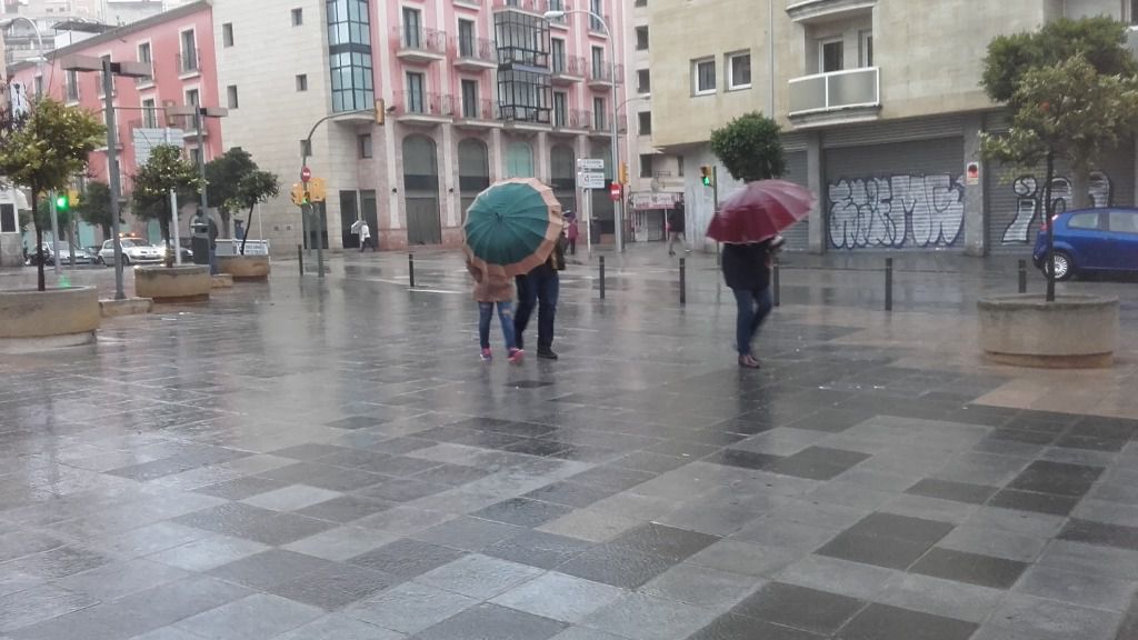 lluvia temporal