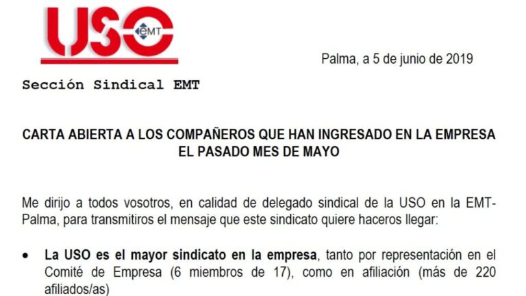carta uso emt