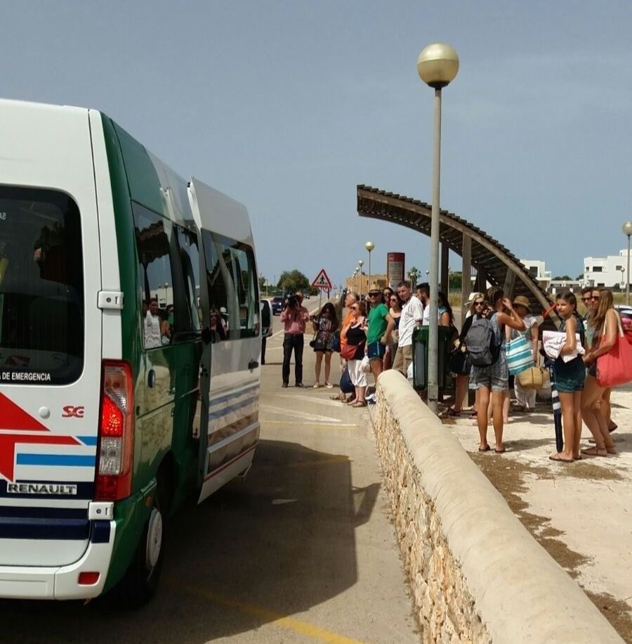 bus lanzadera sa rapita es trenc