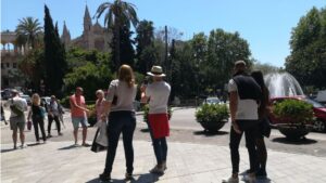 turistas, born, catedral, tiempo, Palma