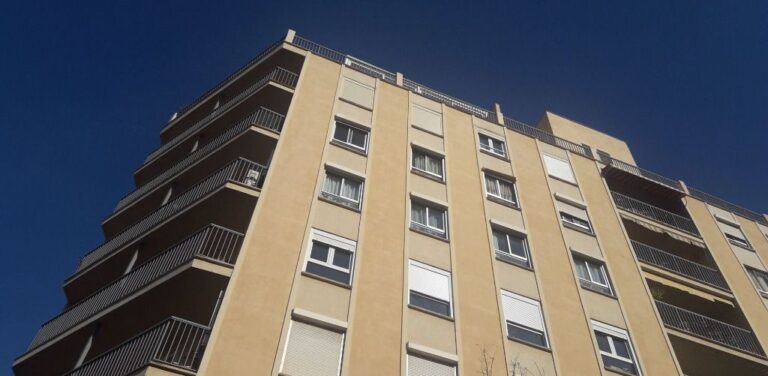 edificio, pisos, vivienda