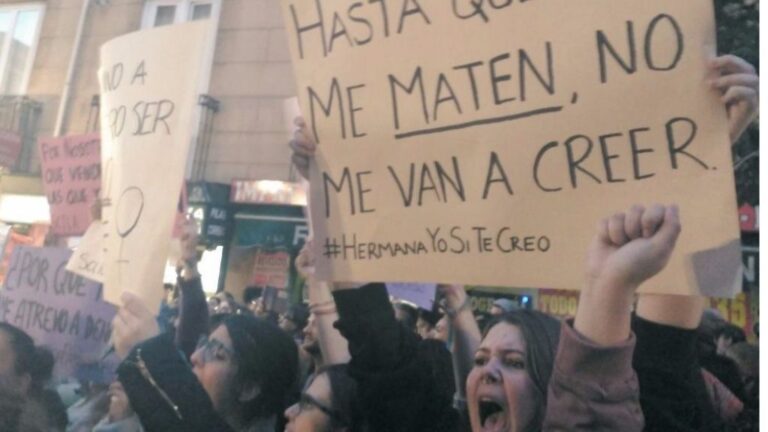 la manada cort manifestación