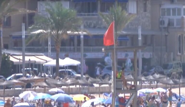 bandera roja ciutat jardí