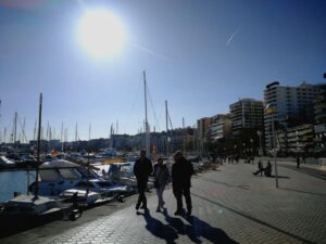 buen tiempo sol yates mar