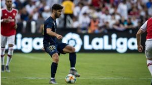 Marco Asensio en el partido de ayer