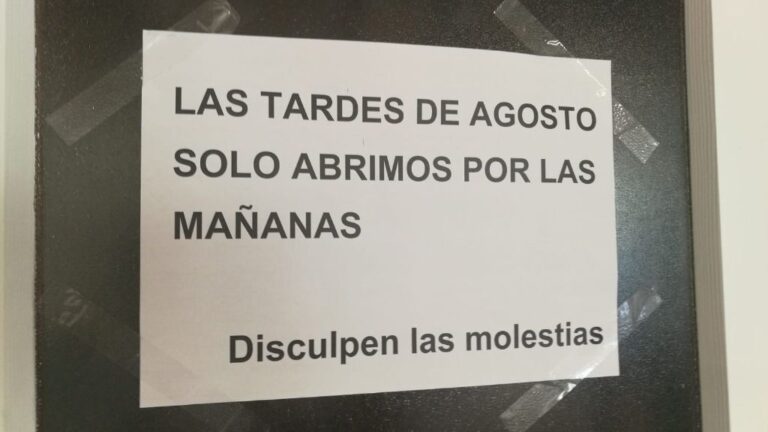 las tardes de agosto