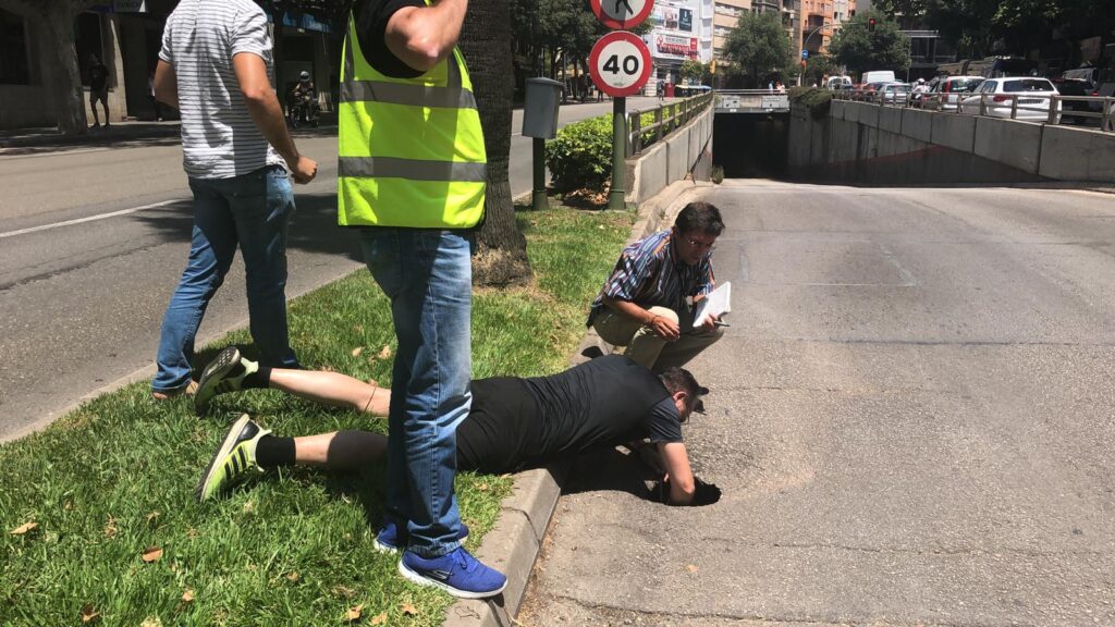 socavón avenida alemania