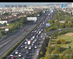 tr&aacute;fico atascos