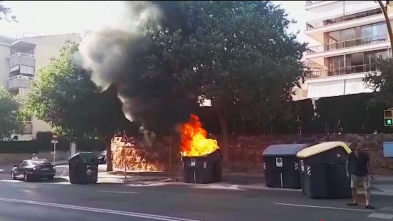incendio contenedor