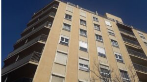 edificio, pisos, vivienda