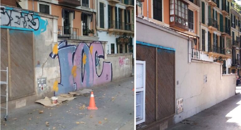 pintadas palma antes y después
