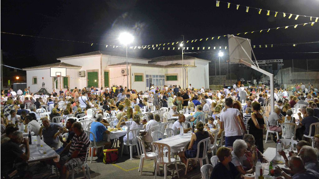 Tremponada de las fiestas de Santo Domingo des Llombards en Santanyí.