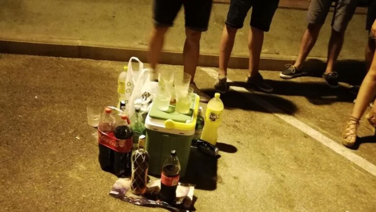 botellón alcohol adolescentes