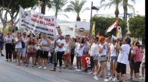 Imagen del primer d&iacute;a de paro