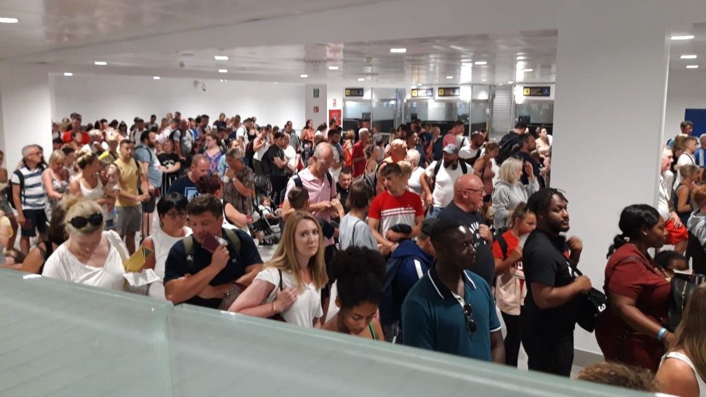 control de pasaportes