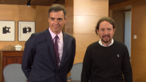 pedro sanchez y pablo iglesias