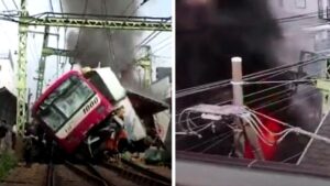 accidente tren cami&oacute;n japon