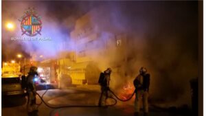 contenedores quemados bomberos rafal