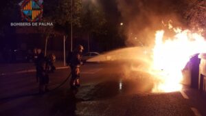 Incendio contenedores Palma