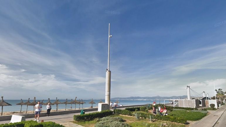camaras seguridad playa de palma