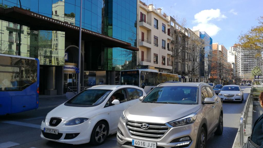 trafico coches Palma avenidas