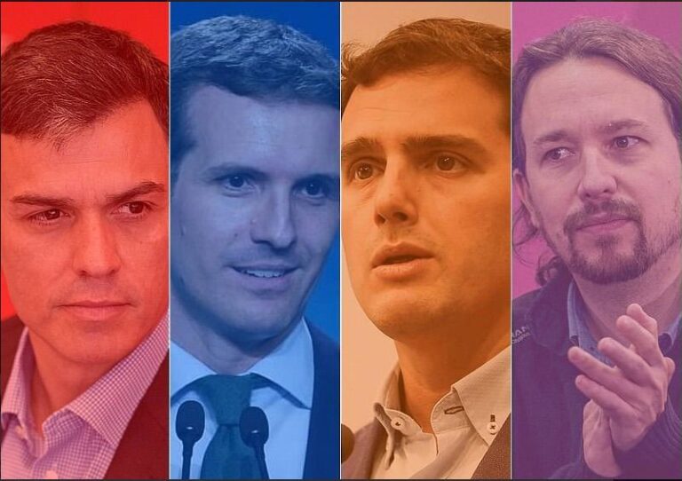 cabezas de lista elecciones 28A Sanchez Casado Rivera Iglesias Abascal