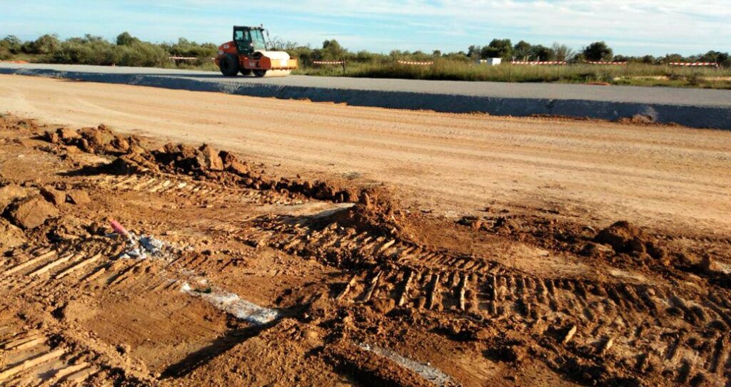 asfaltado autovia campos