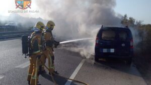 Incendio coche