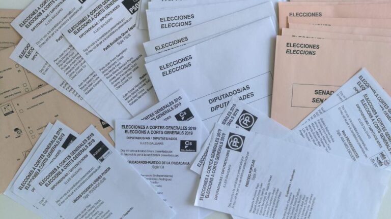 papeletas elecciones