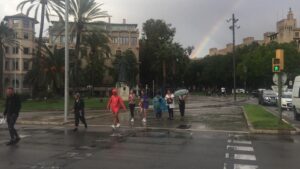 lluvia arco iris