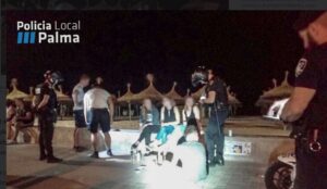 policia local alcohol calle playa de palma incivismo