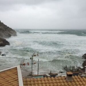 temporal mar viento