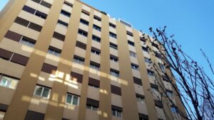 edificio, pisos, vivienda