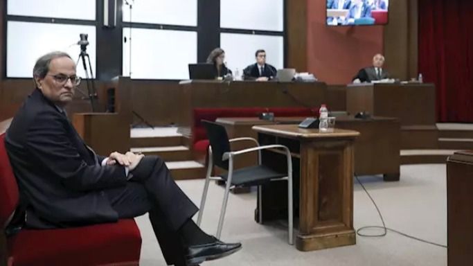 Torra declaración en el TSJC