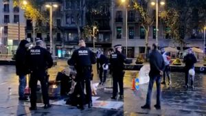 desalojo plaza catalunya