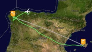 vuelo desviado ryanair santiago