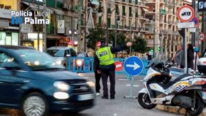 cortes trafico palma navidad