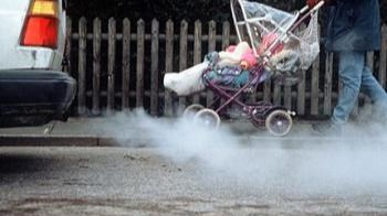 carrito bebe contaminación