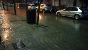 lluvia coche