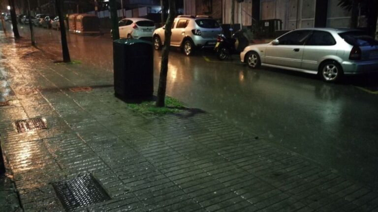 lluvia coche