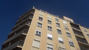 edificio, pisos, vivienda