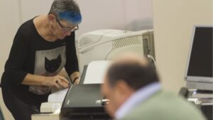 trabajadores oficina