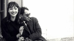 Anna Karina y a Jean-Luc Godard