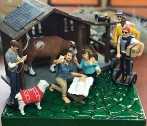 navidad belen pesebre tecnologia