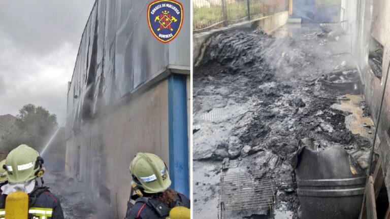 incendio nave pollença