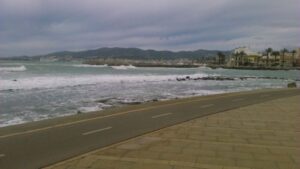 Temporal viento olas