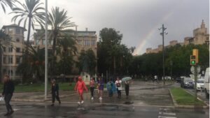 lluvia arco iris