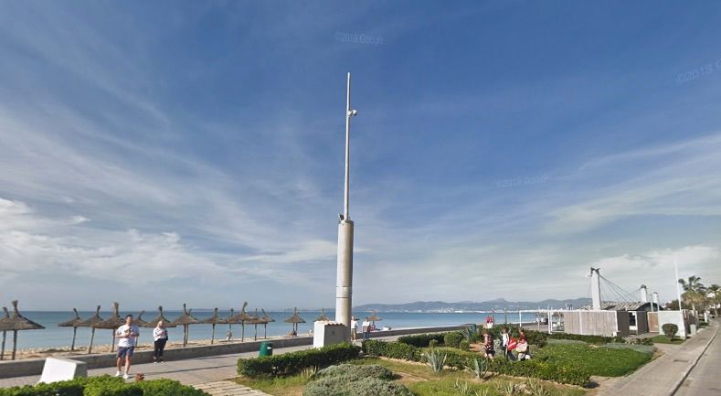 camaras seguridad playa de palma