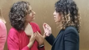 rosario sanchez y ministra montero