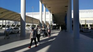 aeropuerto turismo palma son sant joan maletas